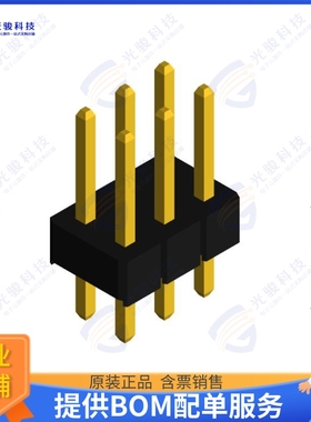 PHED-DS006G1ABOGA-A006 连接器MALE HEADER VERTICAL THROUGH HO