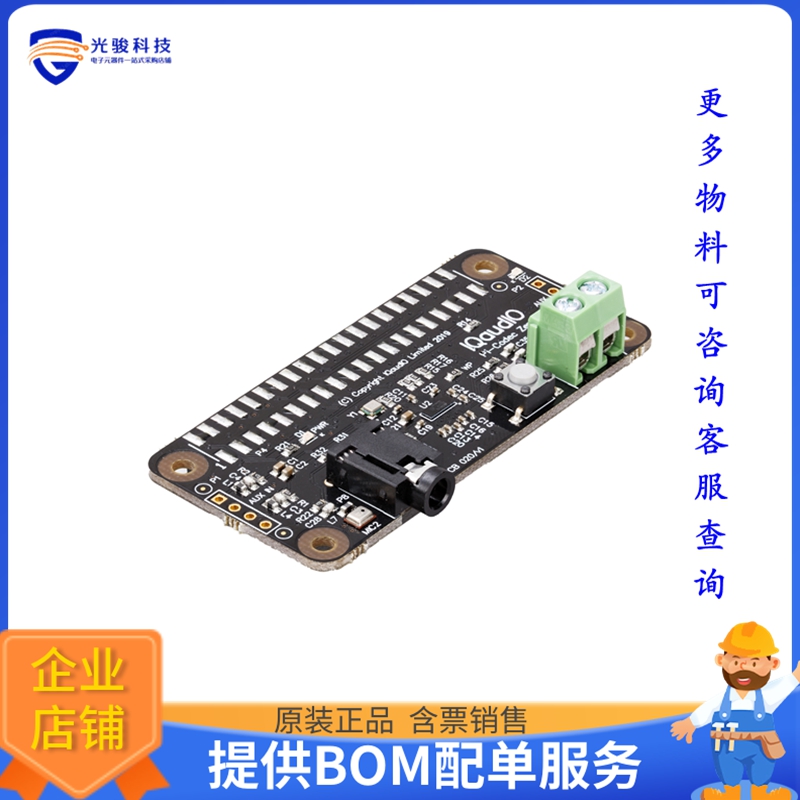 SC0366【RASPBERRY PI IQAUDIO CODEC ZERO】扩展板、子卡