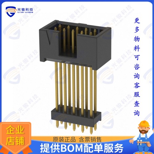 ZSS-105-06-G-D-1000 连接器CONN HDR .100  10POS