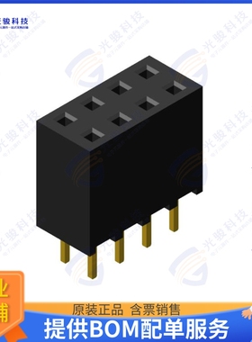 FHMD-DA008G1NBON-B 连接器FEMALE HEADER VERTICAL THROUGH H