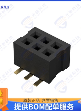 BC084-06-A-0390-L-C 连接器CONN RCPT 6POS 0.039 GOLD SMD