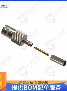 112559 连接器CONN BNC JACK STR 75 OHM CRIMP