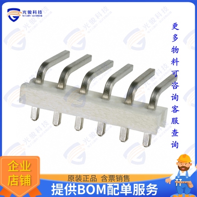 640385-6 连接器CONN HEADER R/A 6POS 3.96MM