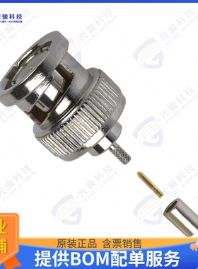 112516 连接器CONN BNC PLUG STR 50 OHM CRIMP