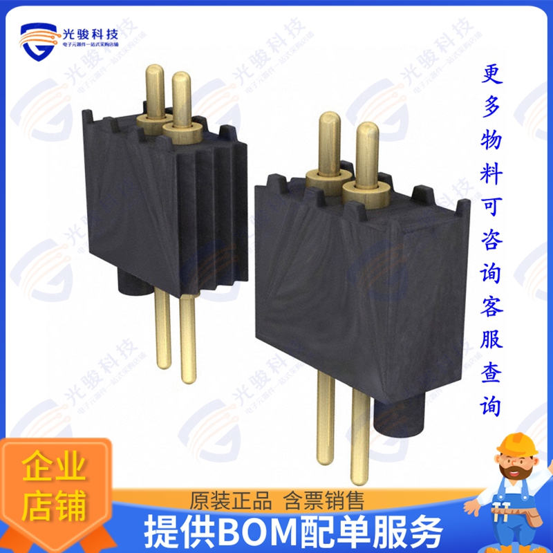 854-22-006-10-001101 连接器CONN SPRING PISTON 6POS PCB