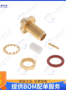 R125325000 连接器SMA / STRAIGHT BULKHEAD JACK PAN