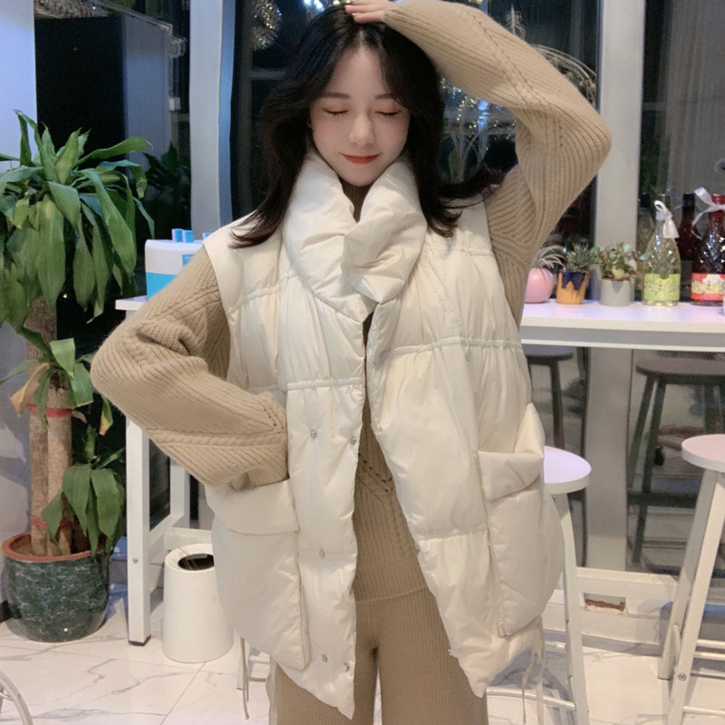 羽绒马甲女2020反季韩版背心休闲