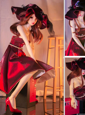 原创BJD娃娃衣服643分SDD大女fr正版特体定做bedoll回声镇礼裙