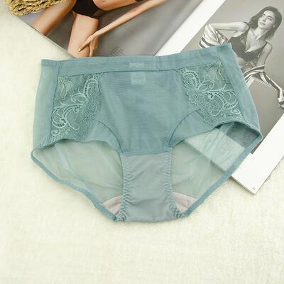 中腰性感蕾丝无痕包臀三角裤头