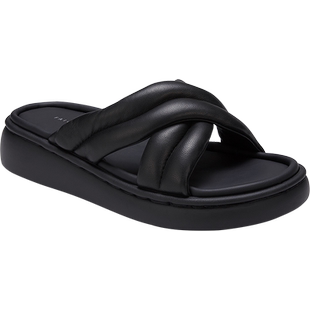 [熔岩奶酪]色非真皮拖鞋女夏外穿2025一字拖厚底增高软底舒适凉拖