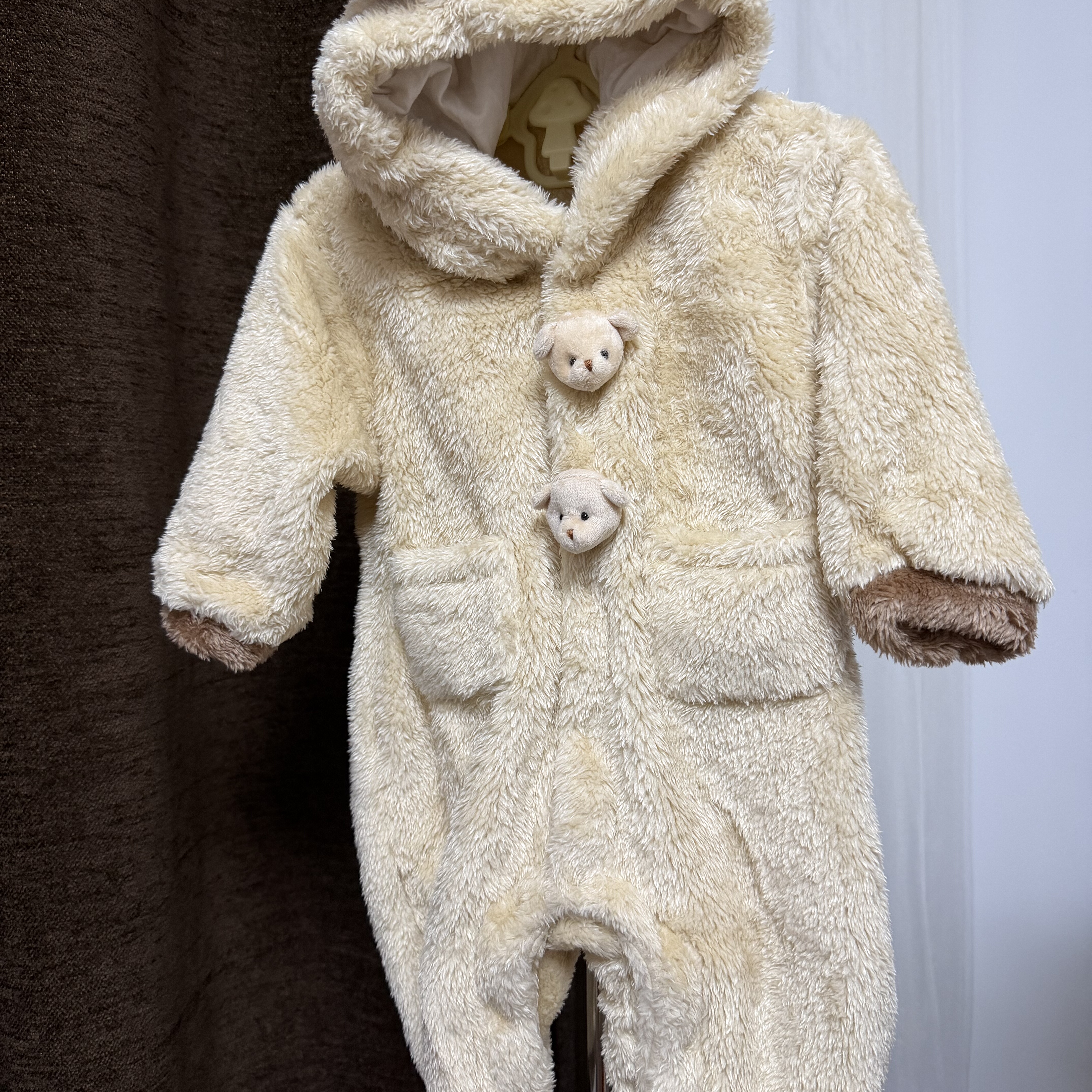 女童男童2025新款春秋款可爱小熊爬服哈衣连体衣带帽子毛毛衣,童装/婴儿装/亲子装,连身衣/爬服/哈衣,淘宝优惠券,粉丝福利购,淘宝优惠卷