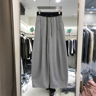 女2026春季 N26 新款 束脚女士弯刀裤 186 日常休闲阔腿裤 欧洲站卫裤