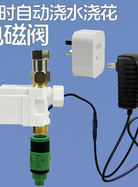 电磁水阀定时自动开关浇花浇水器