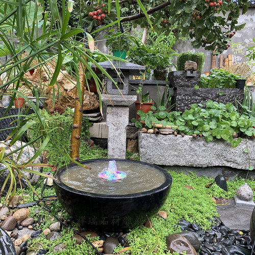 户外园林景观庭院石雕摆件喷泉