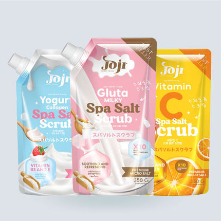 泰国进口joji Secret Young Spa身体磨砂膏vc粗糙光滑磨砂盐350g