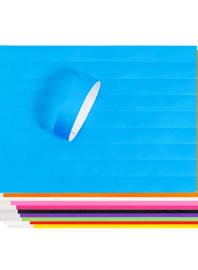 500条一次性杜邦纸自粘手环可手写擦不掉撕不断防水透气外贸腕带