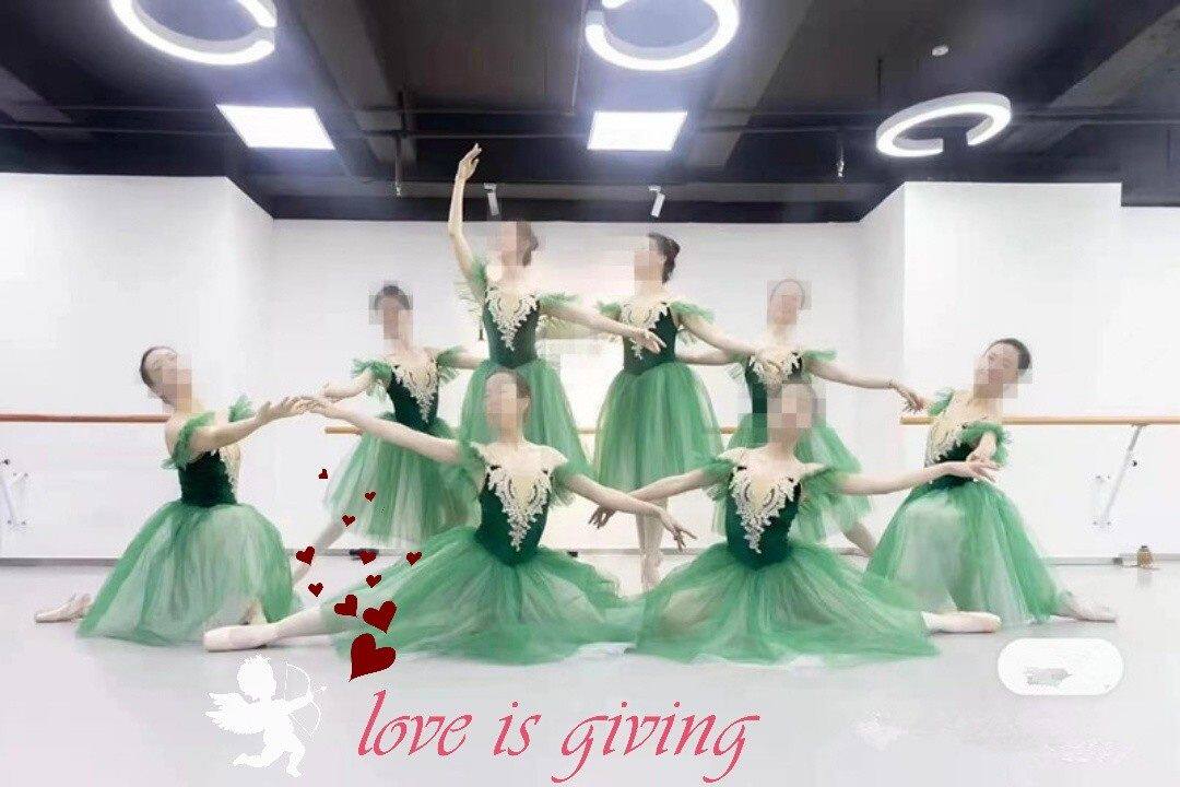 专业芭蕾舞演出服蓬蓬裙新款女童