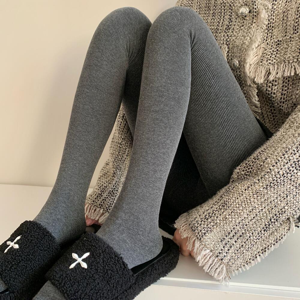 日系加绒加厚显瘦保暖加厚打底裤