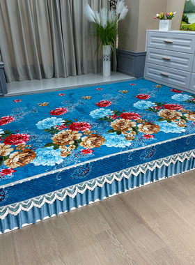 炕盖冬季加绒榻榻米牛奶绒大尺寸3米到4米土炕定制大尺寸防滑放跑