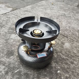 柴油汽化炉一体式油炉便携式户外高压打气炉具煤油野营炉猛火灶头