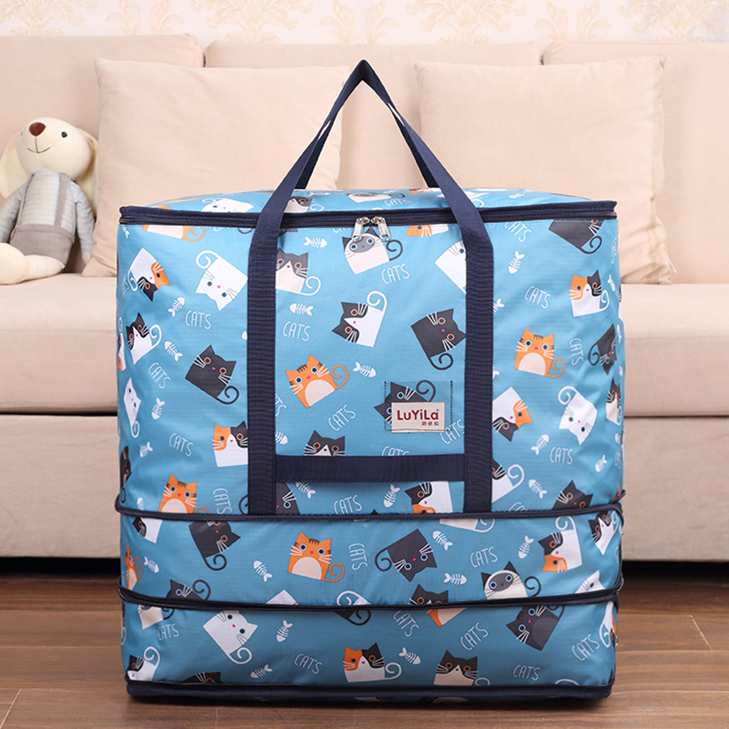 特大容量装被子的袋子防水牛津布衣物整理行李托运收纳搬家打包袋