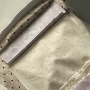 随机三块练手布（同一个订单花色不重复）每块尺寸30*30cm左右