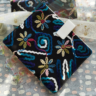 清仓 归隐组原创手帐书衣 编织花纹 A5活页夹