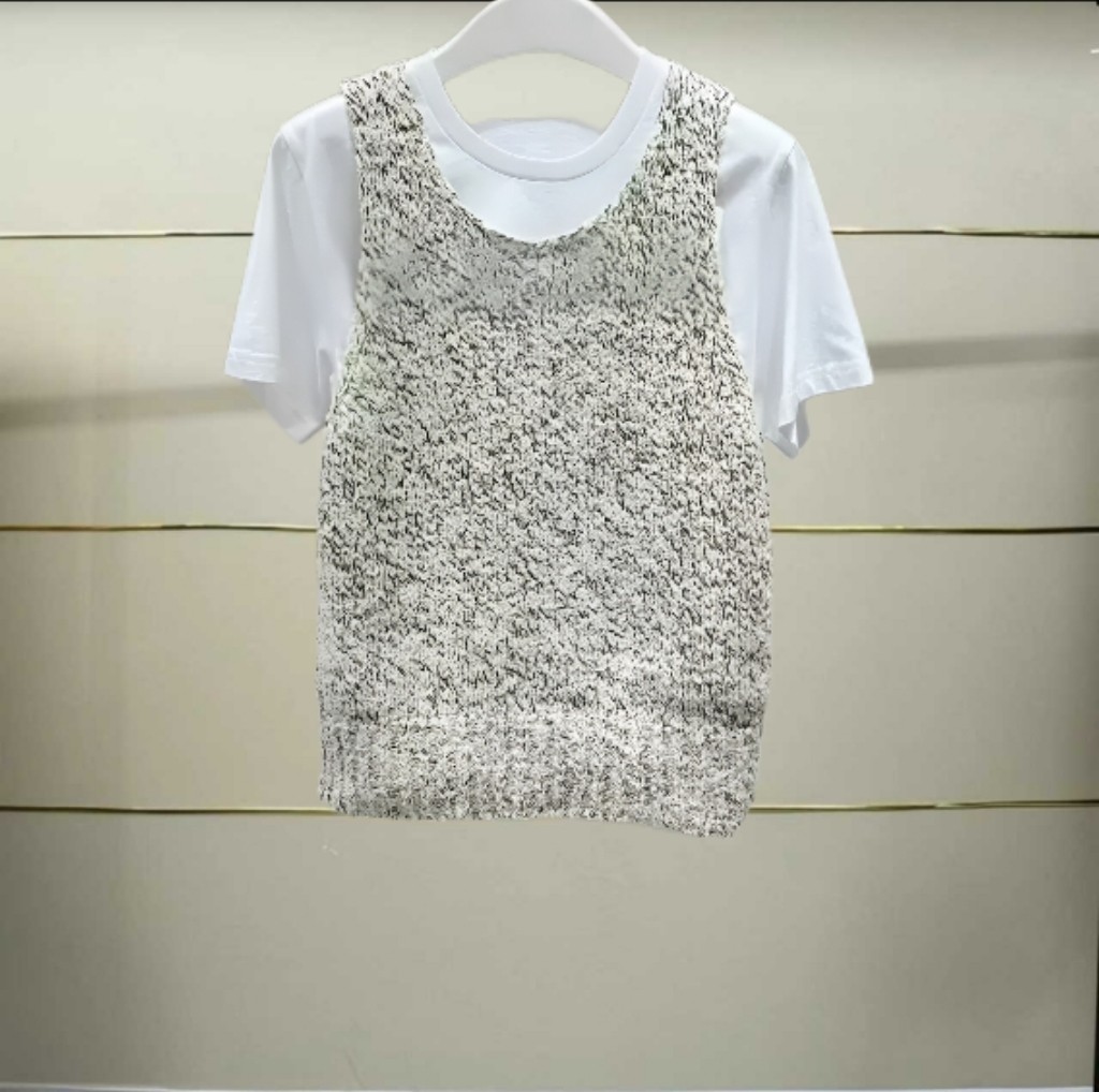 正品EBE1SWT052-250开2025春款针织衫背心h