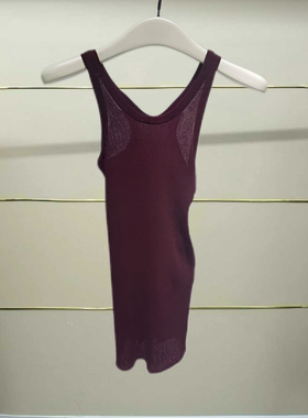 正品EBD3VET002-240开2024秋款针织衫背心超