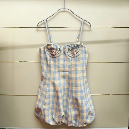 市现货正品25春格子A摆花苞连衣裙LF25C31SO263-250