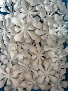 饰花头纱手套花diy苏永 激光花片花瓣辅料立体花定型花朵手工花装