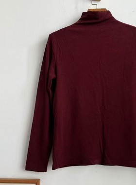 MMBL慢慢变蓝荼23461秋冬纯色圆领弹力高领打底针织衫女