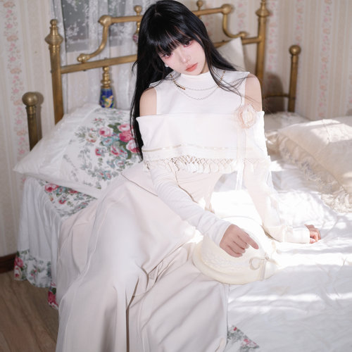 MuggleStudio流苏A字连衣裙