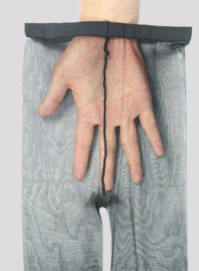 3双包邮日系3D一线裆0d超薄隐形脚尖全透明黑色空气连裤丝袜子女