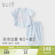 夏装 戴维贝拉儿童九分裤 大童新款 2026女童防晒T恤凉感速干裤 套装