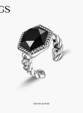 曼古银女S925银原创设计戒指