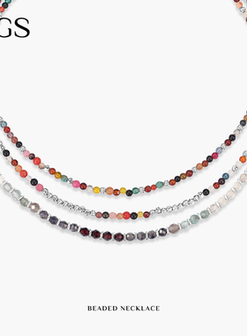 MGS/曼古银银女轻奢简约项链