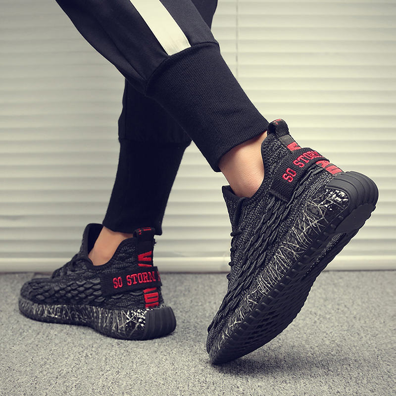 时尚男鞋潮鞋网红潮流飞织