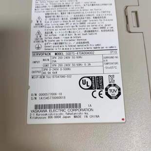 470A10B202 驱动器 SGM7G 安川5.5KW伺服电机 现货 55A7C61 SGD7S