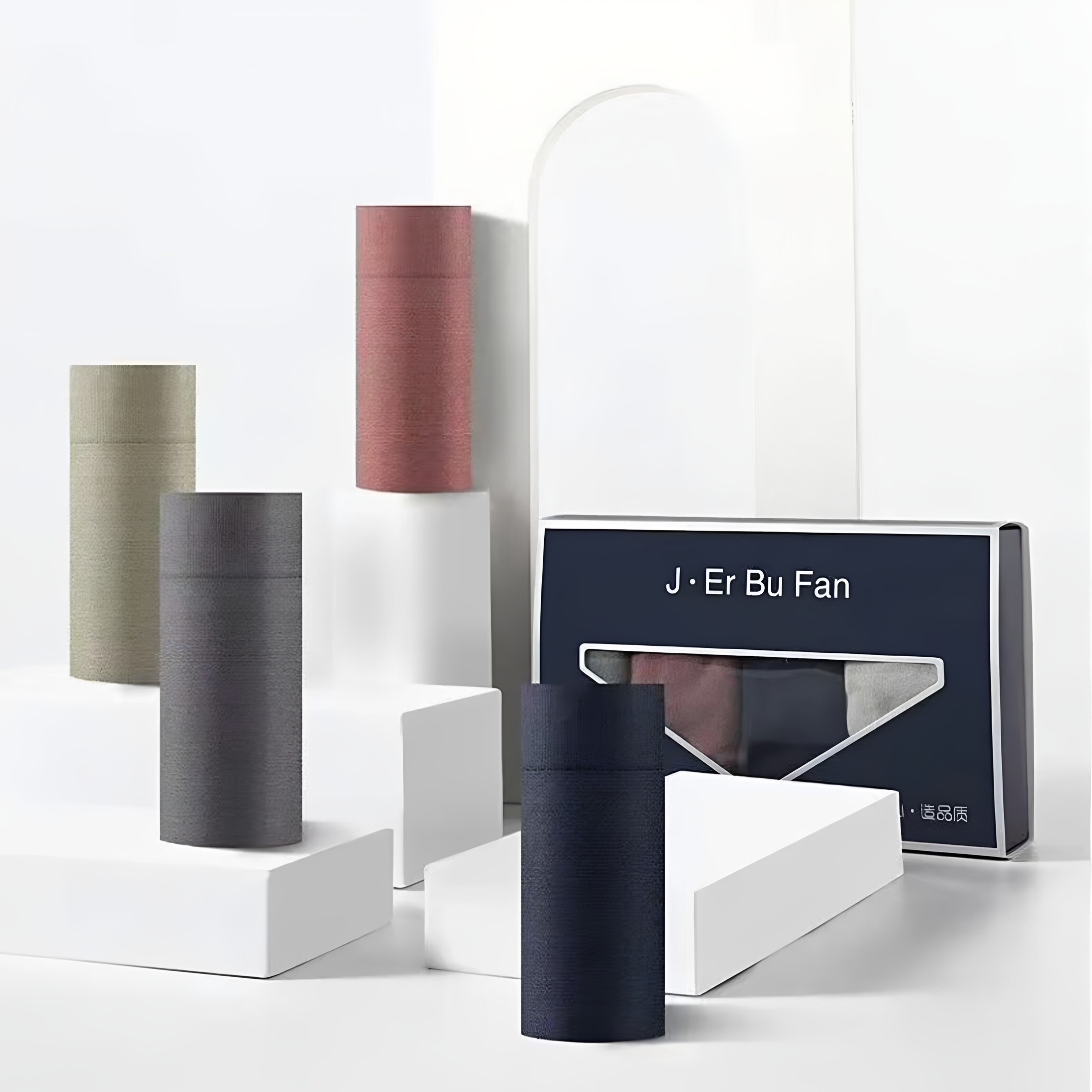 男士礼盒装4件装内裤平角内裤纯色抗菌吸汗高档平角内裤透气内裤