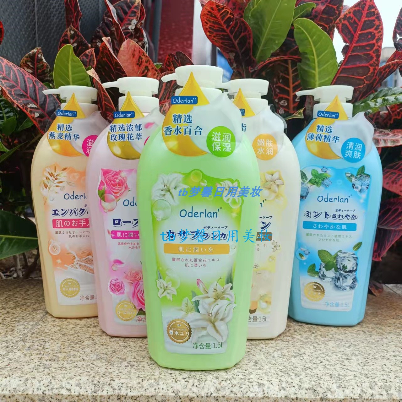 欧蝶兰玫瑰精油滋润香氛沐浴露