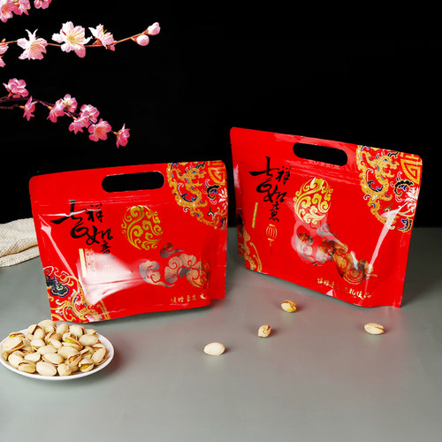 贺年糖果海味干货家乡分装自封袋