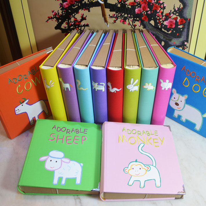 生肖卡通纪念相册宝宝成长6寸