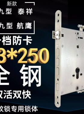 新九泰祥航鹰双活双快指纹锁锁体