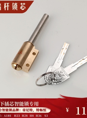 DNT  TCH指纹锁A18S S3 H23 H28 H8 H36伸缩锁芯  全铜转尾锁芯