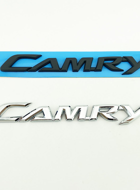 适用06-16年款六七代凯美瑞车标 CAMRY英文字母标志后备尾箱贴标