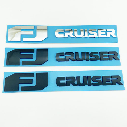 兰德酷路泽车标 霸道改装陆巡FJ CRUISER后备尾箱英文字母贴标志