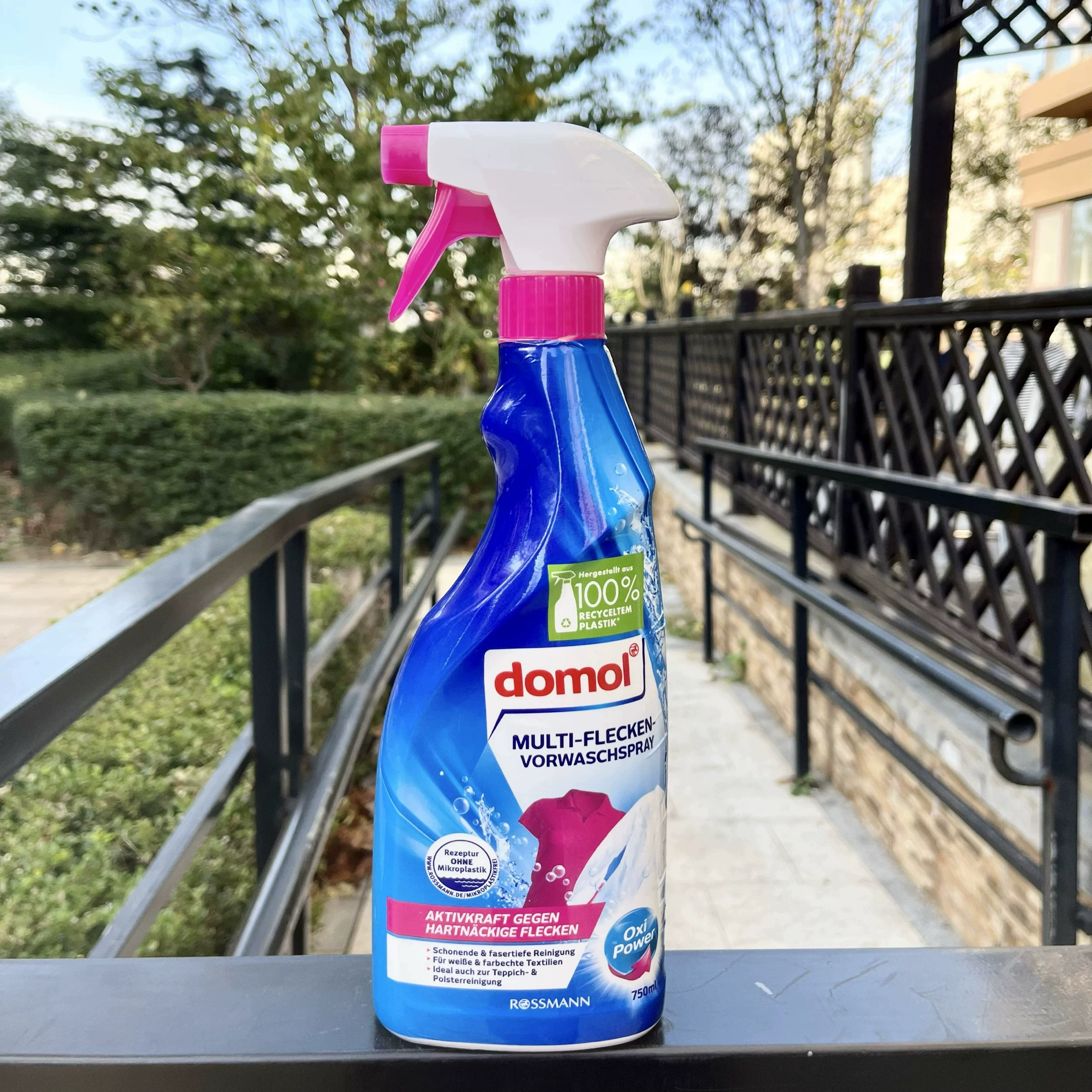 德国domol衣领净强力去污去黄预洗喷雾喷洁净家用衣物衬衫除渍剂