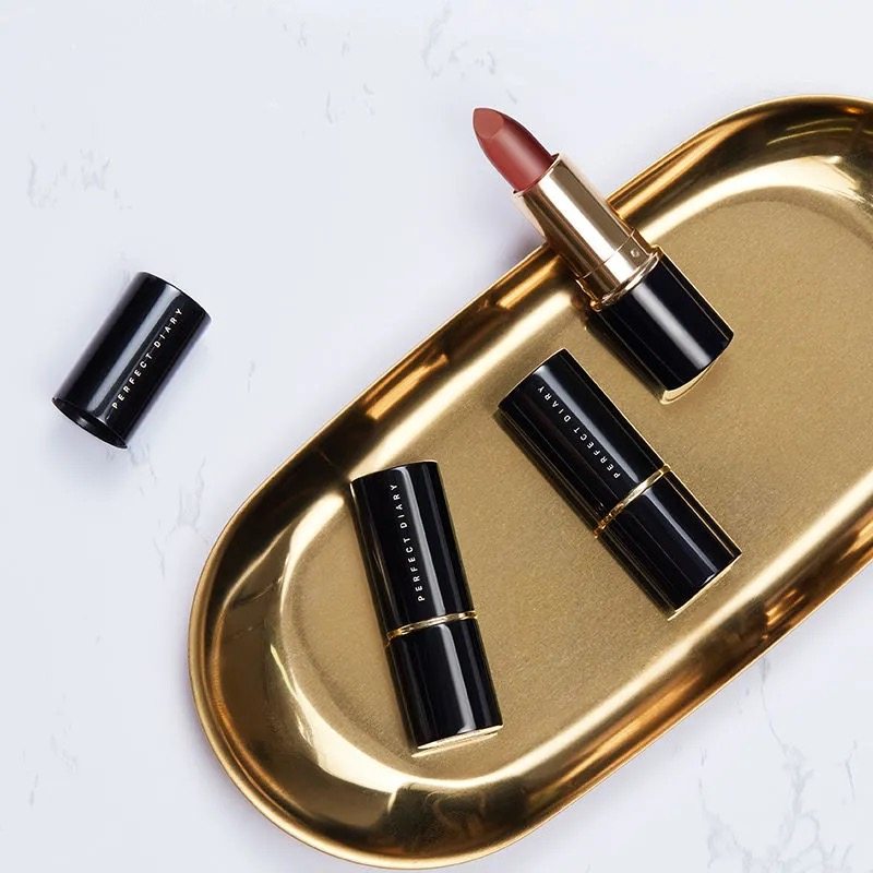 完美日记口红mini小黑钻口红中样唇膏116金丝绒唇釉迷你小样1.5g