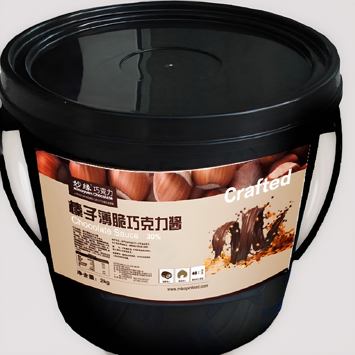 榛子軟質醬妙緣薄脆醬夾心蛋糕胚